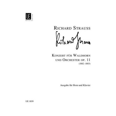  Strauss Richard - Konzert Für Waldhorn Und Orchester Op.11 (1882-1883)