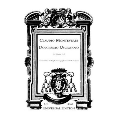 UNIVERSAL EDITION Monteverdi C. - Non Giancinti O Narcisi - Madrigali From Volume 2 Of The Complete Edition