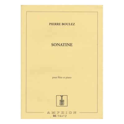 UNIVERSAL EDITION BOULEZ P. - SONATINE - FLUTE ET PIANO