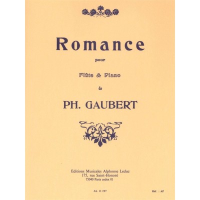 Romance pour flûte et piano