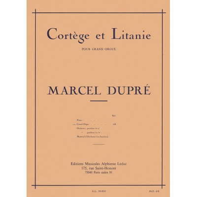 LEDUC Cortege & Litanie Opus 19/2