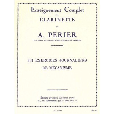 LEDUC 331 Exercices Journaliers de mécanisme