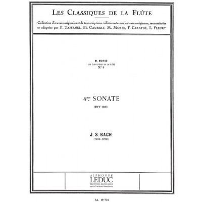 Sonata No.4, BWV1033 in C major
