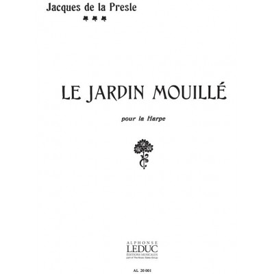 LEDUC Le Jardin mouillé pour harpe