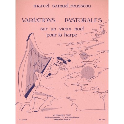 Variations Pastorales Sur Un Vieux - Noel For Harp
