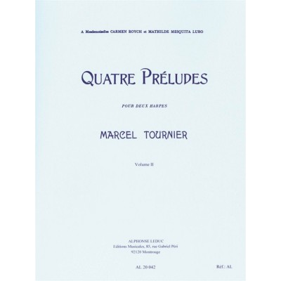 Quatre Préludes - Four Preludes Vol. 2