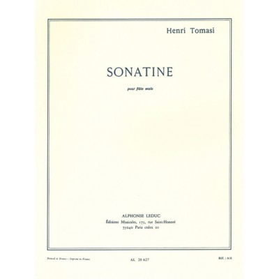 Sonatine For Solo Flute
