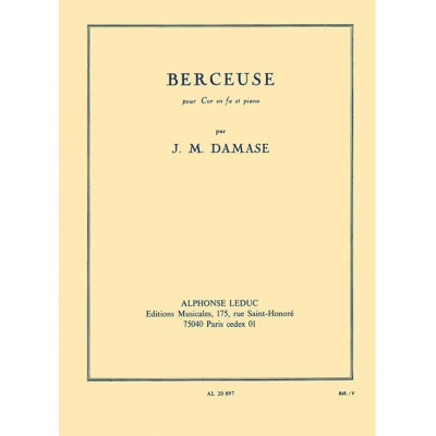 Berceuse Cor En Fa Et Piano