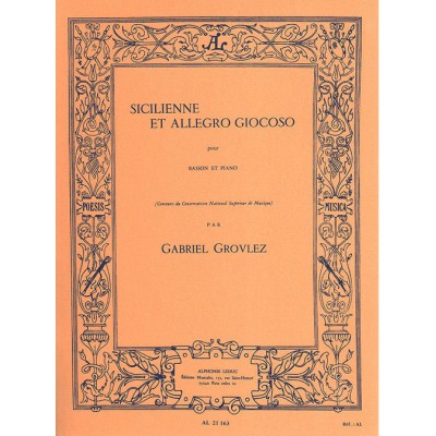 LEDUC Sicilienne et Allegro Giocoso