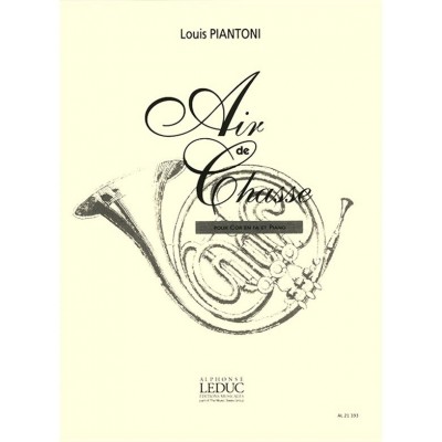 LEDUC Air De Chasse Cor Et Piano