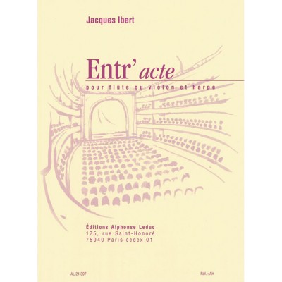 Entr'acte pour flûte ou violon et harpe