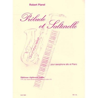 Prélude et Saltarelle pour saxophone et piano