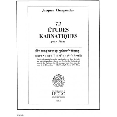 LEDUC 73 Études Karnatiques Cycle 04