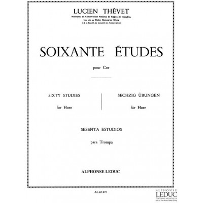 LEDUC 60 Etudes pour cor - Vol. 1