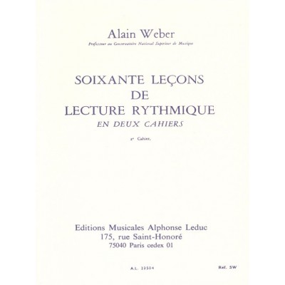 60 Leçons De Lecture Rythmique Vol.2
