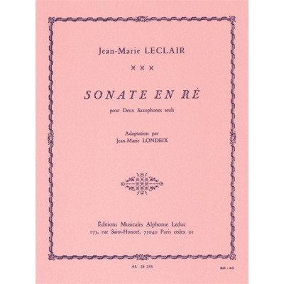 Sonate En Re