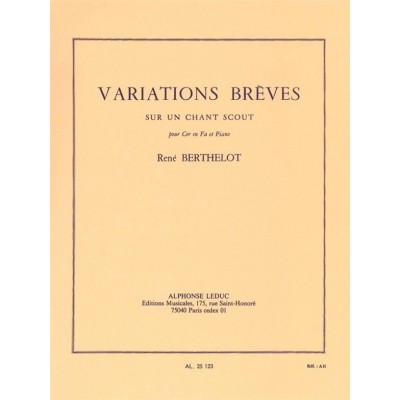 Variations breves sur un Chant scout