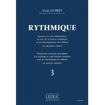 Rythmique, Exercices et jeux - Vol. 3