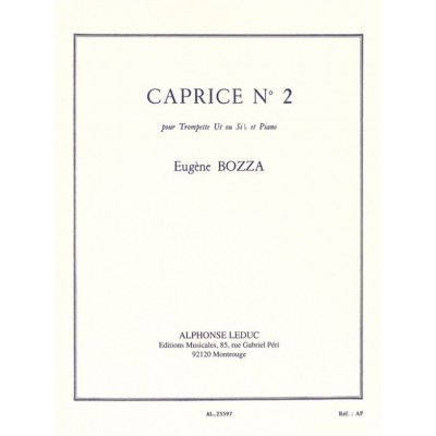 LEDUC Caprice No.2 For Trumpet and Piano