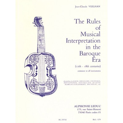 The Rules Of Musical Interpretation In Baroque Era