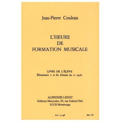L'heure de formation musicale - Elém. 2 - Elève