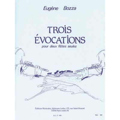 Three Evocations For Two Flutes