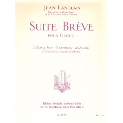 LEDUC Suite Breve pour Orgue