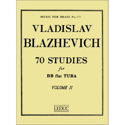 LEDUC 70 Studies for Bb Flat Tuba BC Vol. 2