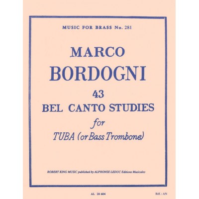 43 Bel Canto Studies ( Tuba/Bass Trombone )