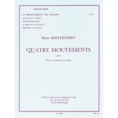 Marc Berthomieu: Four Mouvements