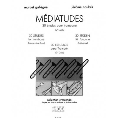 Médiatudes - 30 études pour trombone (2e cycle)