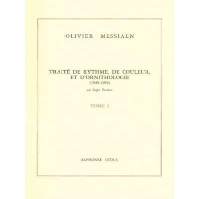 Traité de Rythme, de Couleur et d'Ornithologie