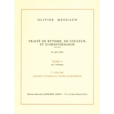 Traité de Rythme, de Couleur et d'Ornithologie