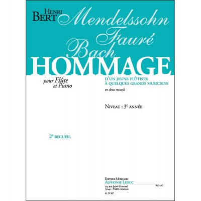 Hommage D'Un Jeune Flutiste Vol. 2