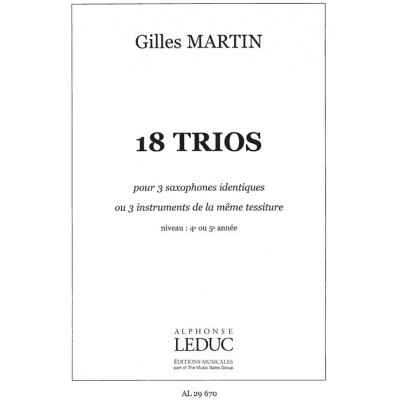 18 Trios pour Instruments identiques