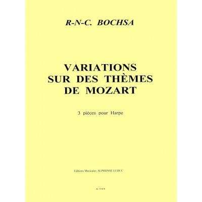 3 Variations sur des Themes de Mozart