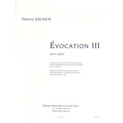 LEDUC Evocation III (on 