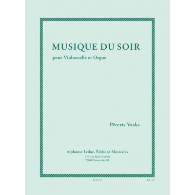 Musique du soir (7e/8e) pour violoncelle et orgue