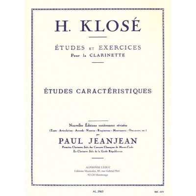LEDUC Etudes Et Exercices Pour La Clarinette