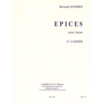 Epices - 1er Cahier