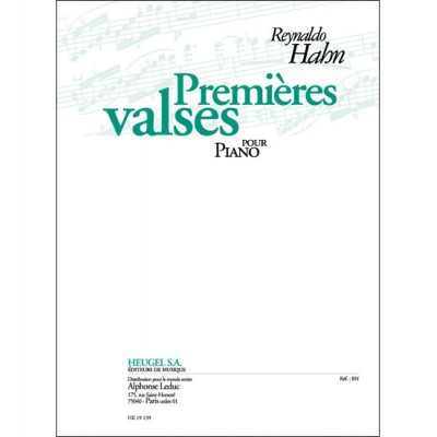 Premieres Valses pour Piano