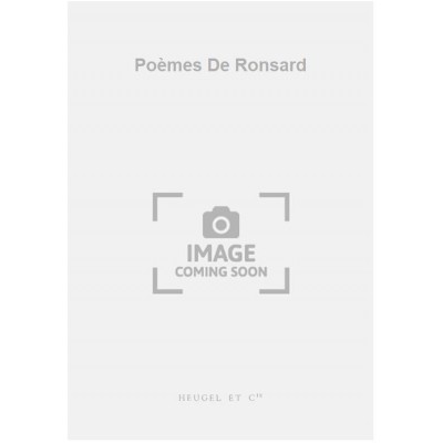 Poèmes De Ronsard