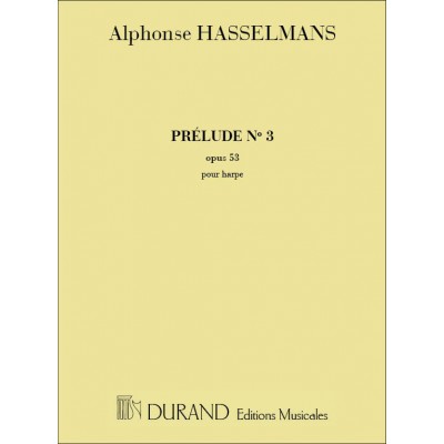 DURAND Prelude No. 3 pour harpe