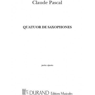 DURAND Quatuor De Saxophones