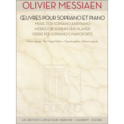 ?uvres pour soprano et piano