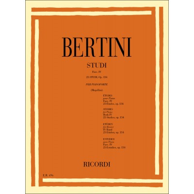 25 Studi Per Il 4Ç Grado, Op. 134