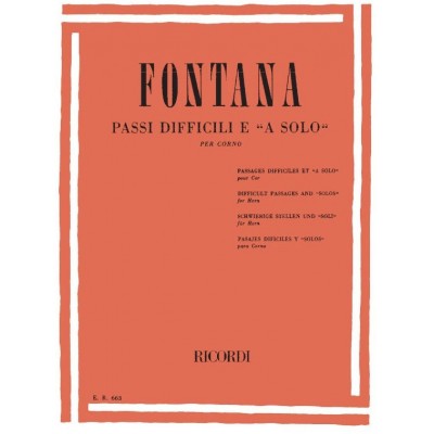 RICORDI Passi Difficili E A Solo