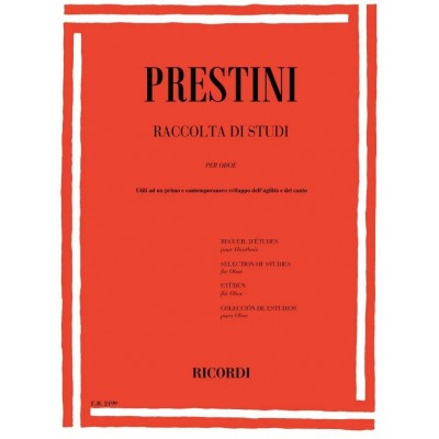 Raccolta di studi per oboe utili ad un primo e