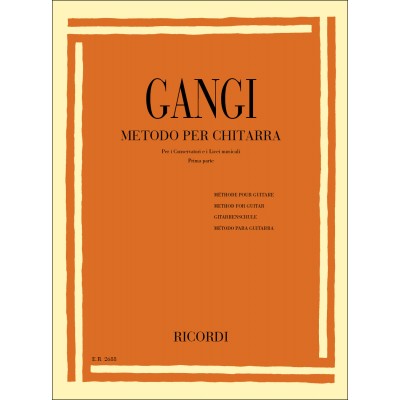 RICORDI Metodo Per Chitarra Parte I