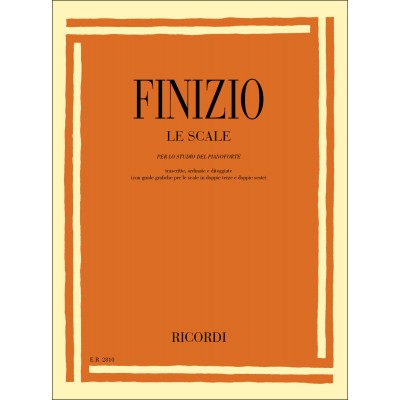 RICORDI Le Scale Per Lo Studio Del Pianoforte